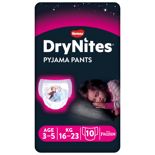 Huggies DryNites Bragas absorbentes para niña 4-7 (17-30 kg